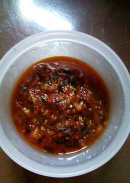 Sambal terasi daun kucai