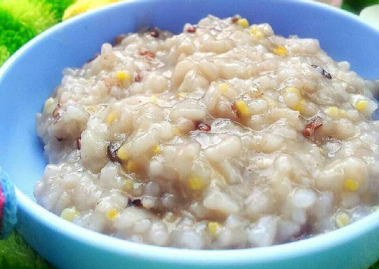 resep makanan MP Asi #Bubur Kongbap Multi Grain Mix Sehat,Serat tinggi dan Bergizi