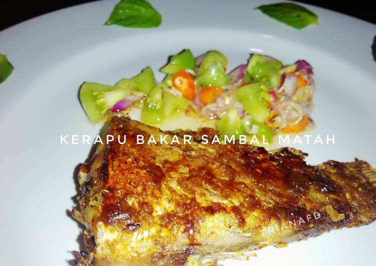 resep Kerapu Bakar Sambal Matah (Lengkap Step by step)