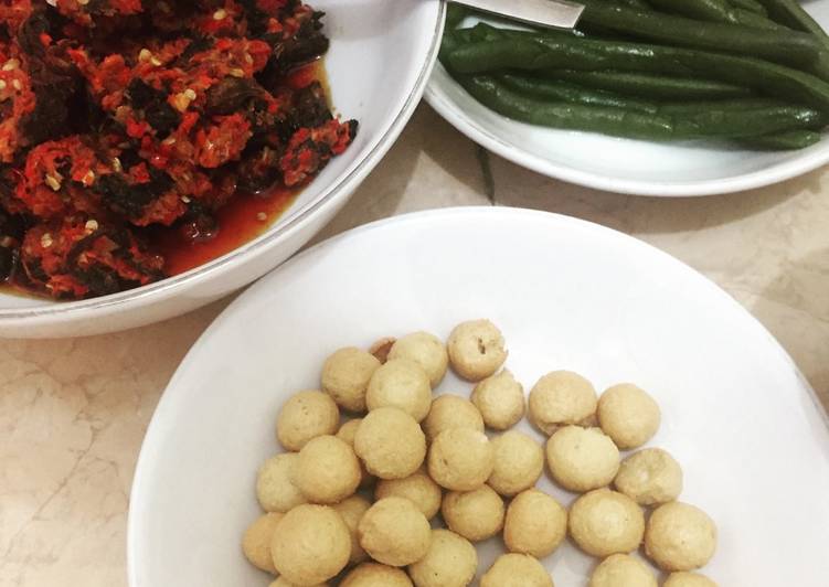 gambar untuk resep makanan Dendeng masiak (kering) balado khas padang