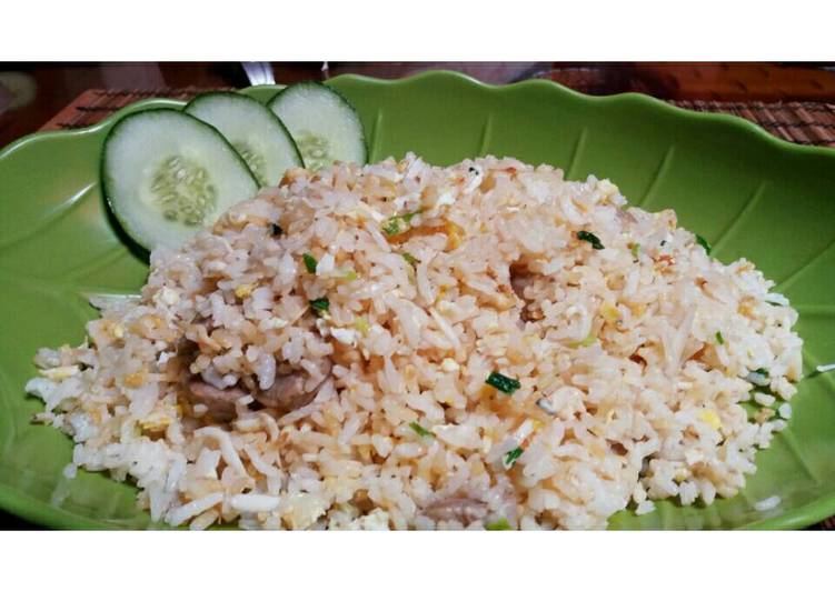 gambar untuk resep makanan Nasi goreng ikan asin ??