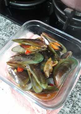 Kerang hijau saos tiram