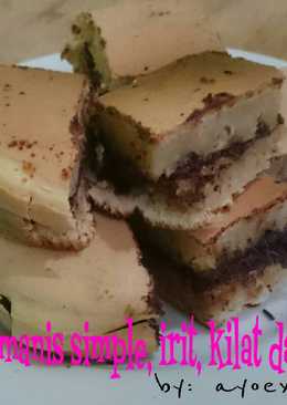 Martabak manis simple, irit, kilat dan crunchy