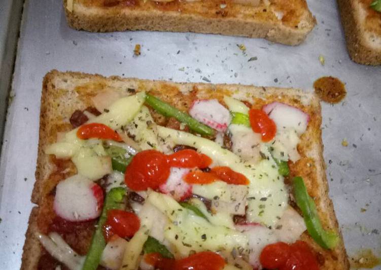 gambar untuk resep makanan Pizza Roti Tawar