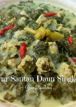 Sayur Santan Daun Singkong #Dandelion