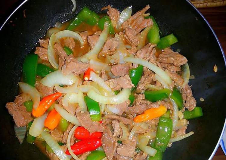 gambar untuk cara membuat Beef Teriyaki