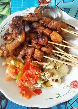 Sate ayam bumbu kecap