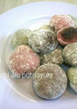 Mochi rainbow isi coklat oreo