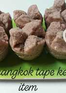 Kue mangkok tape ketan item