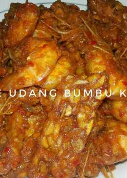 Tempe udang bumbu kecap