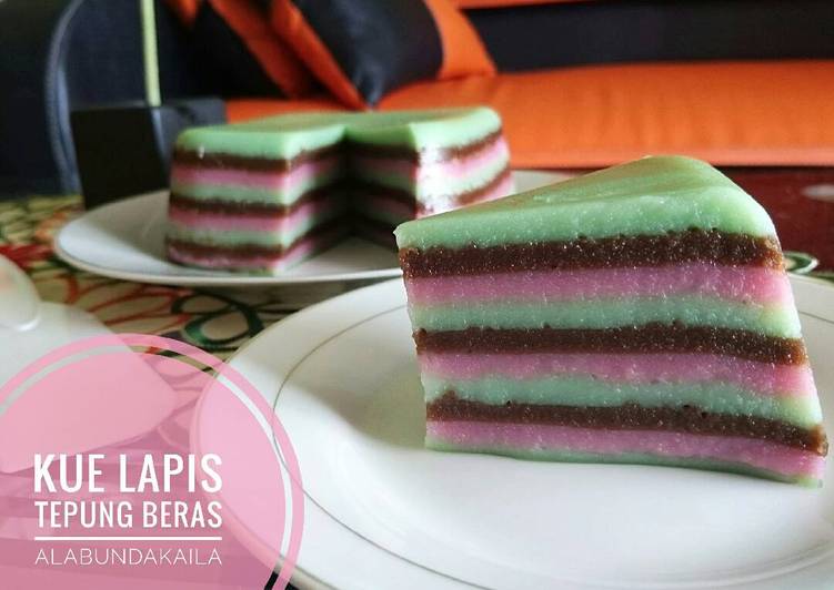 resep lengkap untuk Kue Lapis