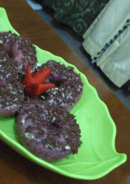 DonBi Donat Ubi Ungu Simple Tanpa telur