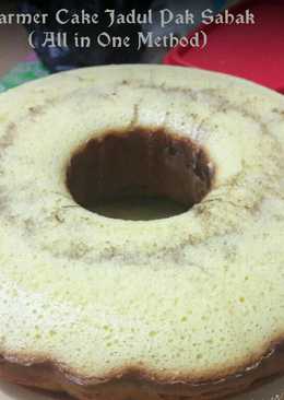 Marmer cake jadul pak sahak (All in One Method)