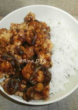 Chicken Popcorn Saus Teriyaki