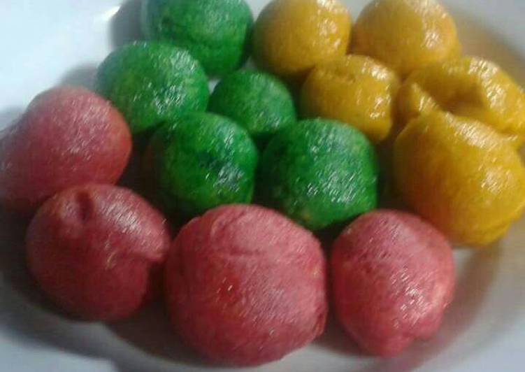 resep Tahu balon mekuhi(merah kuning hijau) dan tanpa pewarna