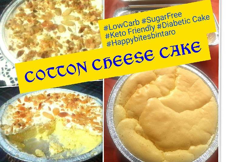 Resep Japanese (Cotton) Cheese Cake Keto friendly
