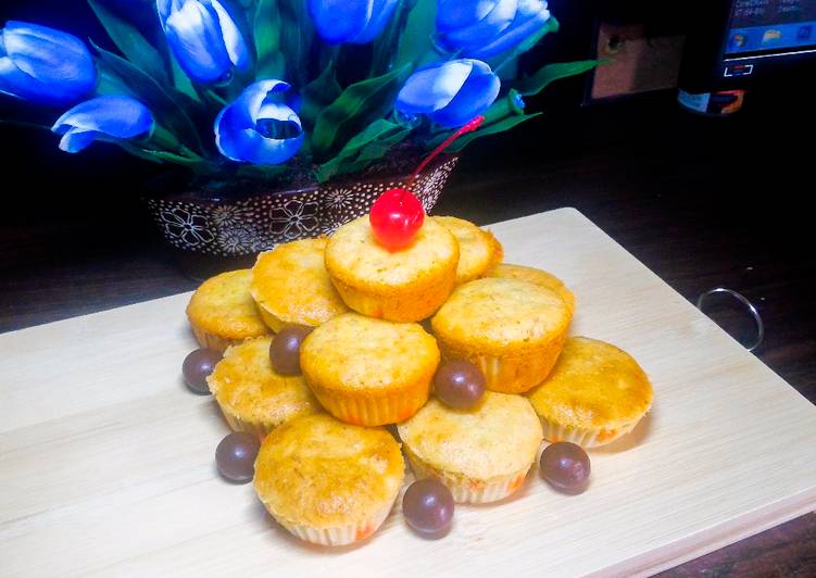 resep makanan Muffin banana sponge cake banyak+irit