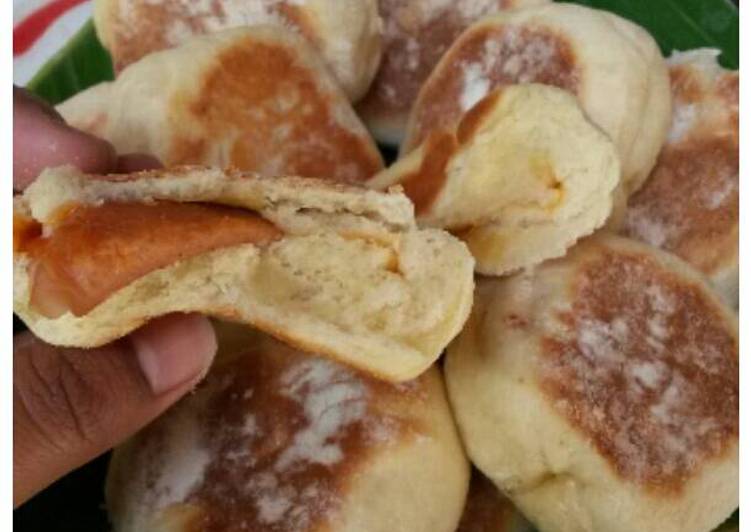 resep lengkap untuk Roti panggang teflon tanpa telur lembut simple