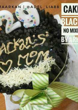 Cake ultah blackforest moist, simpel ga pake mixer & oven