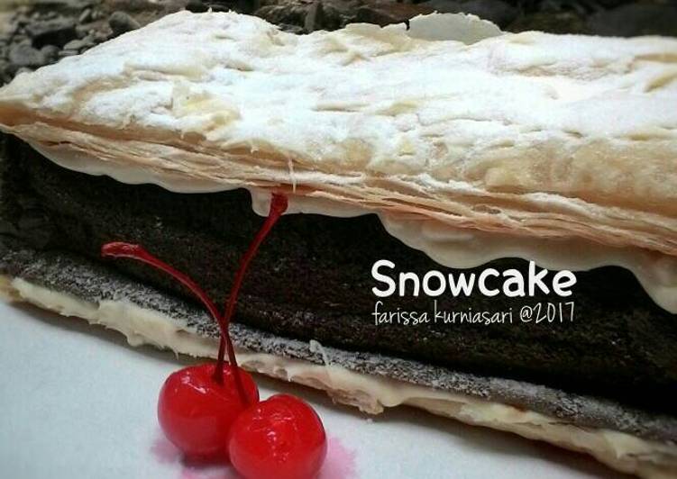 resep masakan Snow Cake Ekonomis