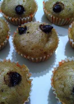 Cup cake Pisang Keju Kukus Simple No Mixer