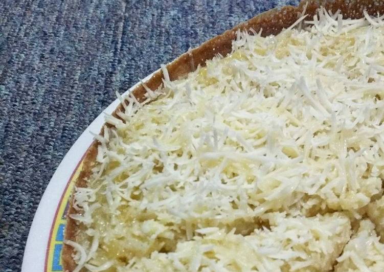 bahan dan cara membuat Martabak manis teflon keju susu