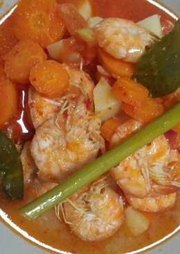 Tomyam udang sayur