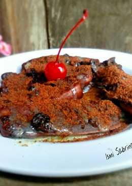 Pisang Goreng Coklat Kismis Taburan Palm Sugar Aroma Spiku