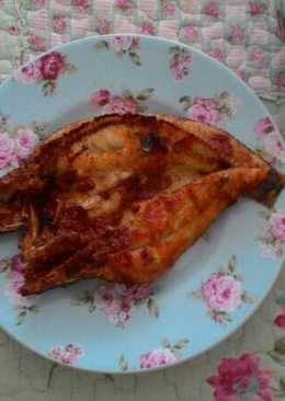 Iwak haruan panggang kaluk