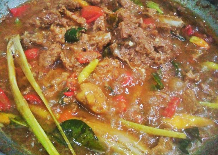 gambar untuk cara membuat Krengseng Kambing Bumbu Kecap *tanpa santan #KitaBerbagi