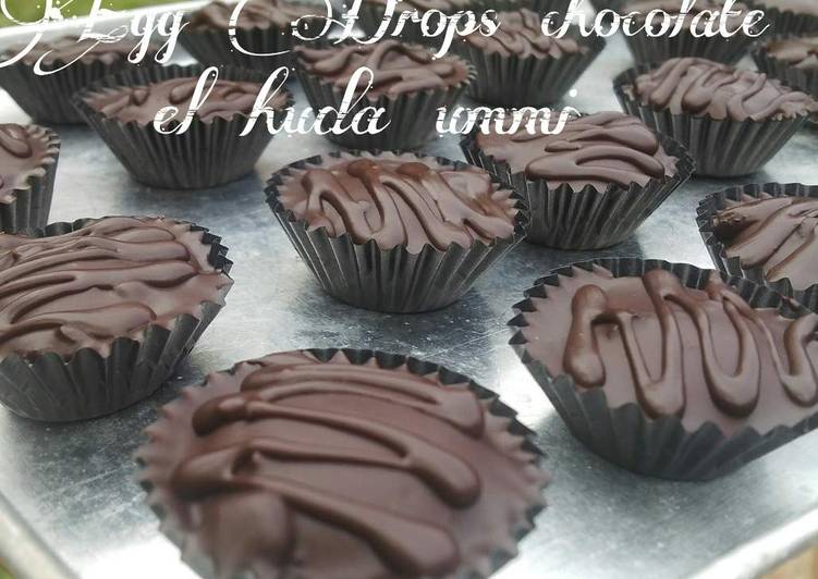 Resep Egg Drops chocolate,, nyoklat banget By El Huda Ummi