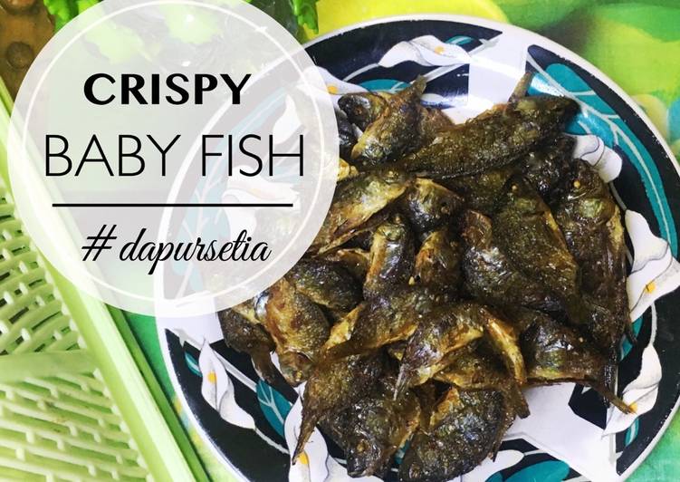 resep masakan Crispy Baby Fish / Ikan balita goreng