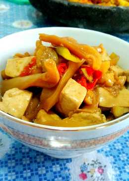 Tumis tahu jamur kecap