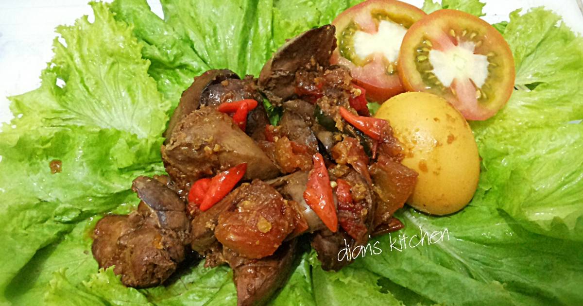  Resep  Semur Hati Telur Ayam  Pedas  oleh  dian s kitchen 