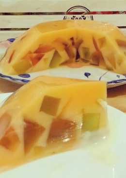 Puding Susu Kaca Rasa Mangga