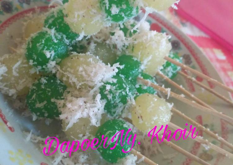 resep makanan Onde onde singkong tusuk