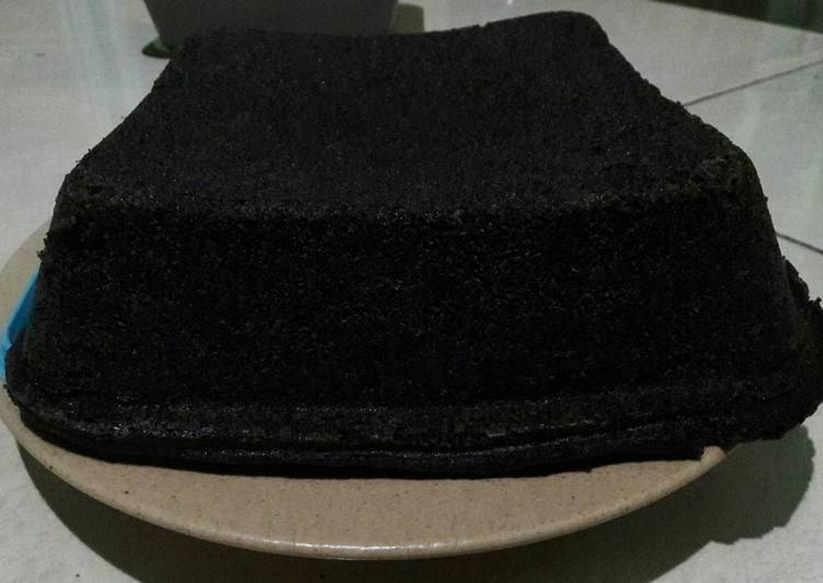 bahan dan cara membuat Bolu Ketan Hitam Kukus