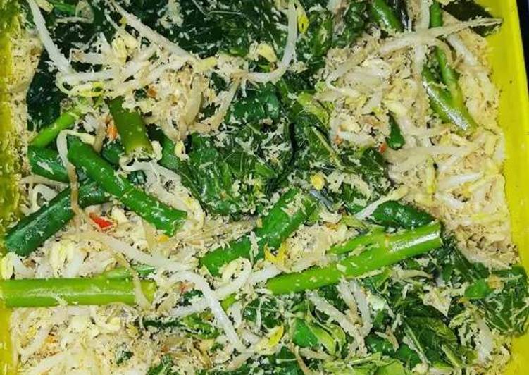 gambar untuk resep Urab kacang panjangvs kangkung pedas