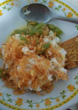 Sayur buncis santan & kering kentang