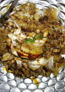 Bubur ayam srundeng