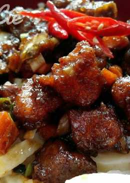 Udon Siram Saus Ayam Semur