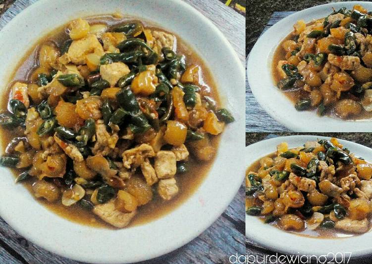 resep masakan Tumis CECEK /KILIL LOMBOK IJO by @dewiangmdf