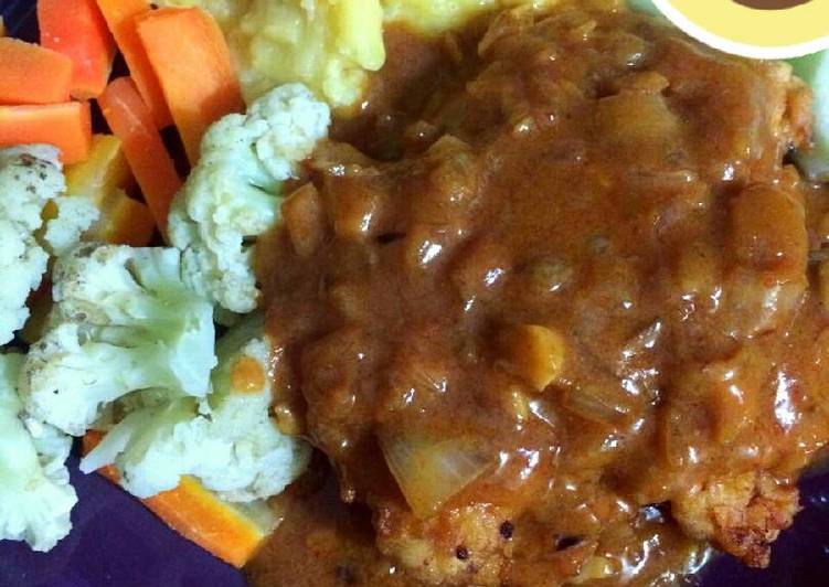 cara membuat Chicken steak ala anak kos