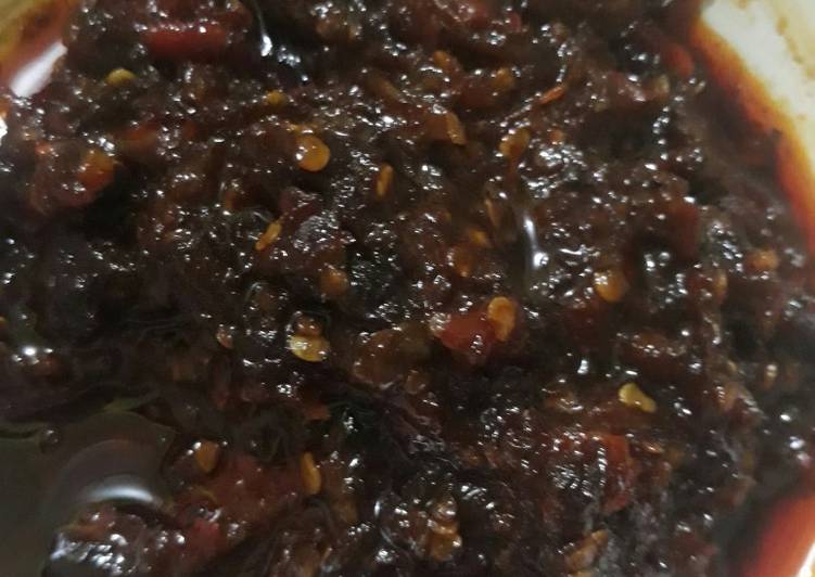 gambar untuk resep makanan Sambal terasi goreng?