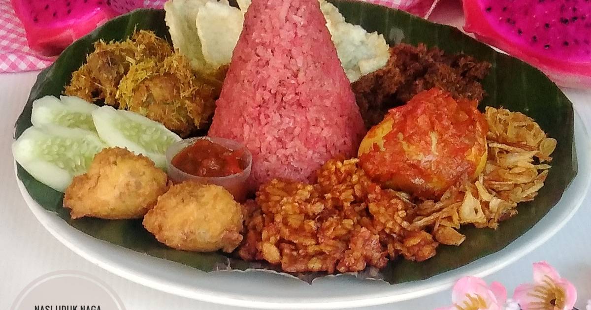 5 resep  nasi uduk buah  naga  merah enak dan sederhana Cookpad