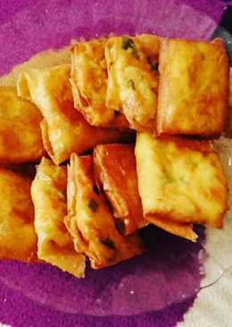 Martabak telur mini isi tahu