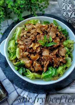 Stir fry Beef Teriyaki