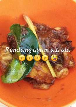 Rendang ayam endes empyukk