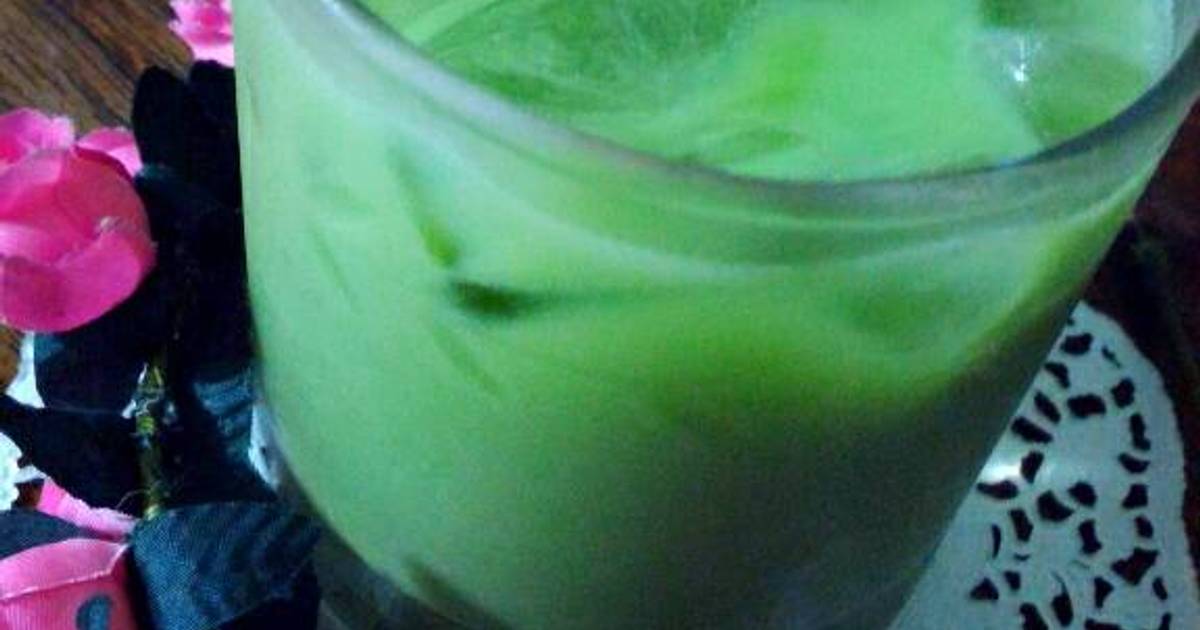 Resep Susu kacang green tea