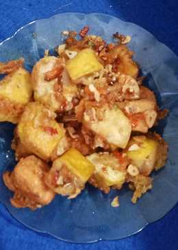 Tahu Goreng Cabe Manis Pedas